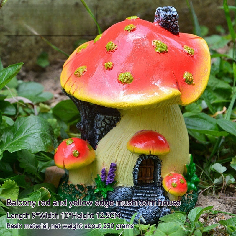 Resin Mushroom House