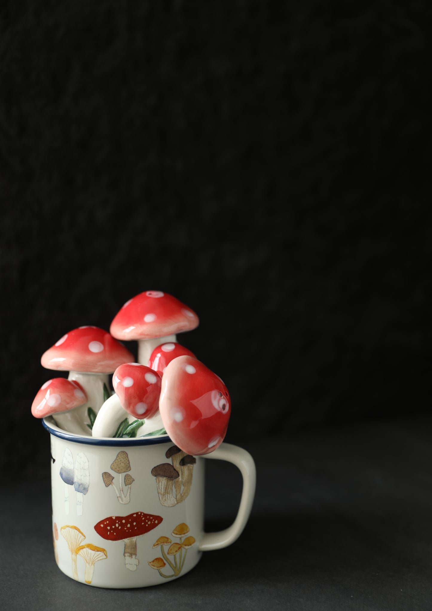 Mushroom Ceramic Small Tea Mug