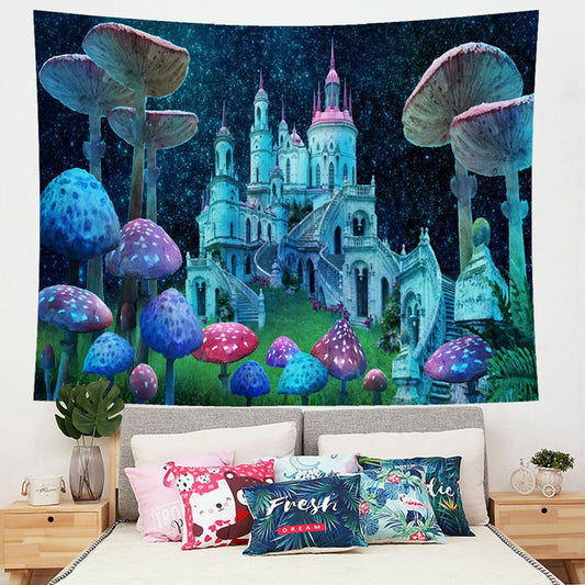 Castle Mushroom Tapestry