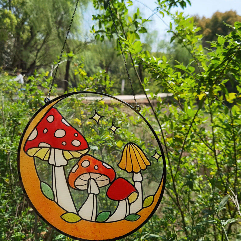 Acrylic Mushroom Window Suncatcher