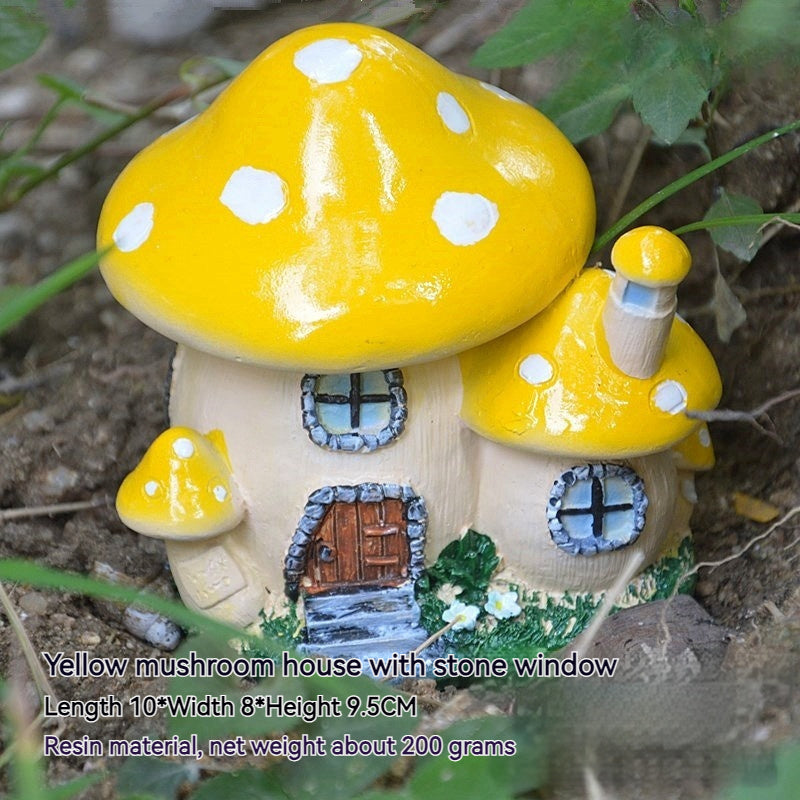 Resin Mushroom House