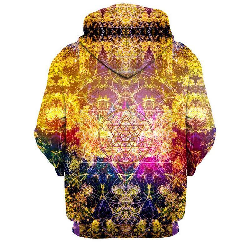 Psychedelic Pineal Metatron Hoodies