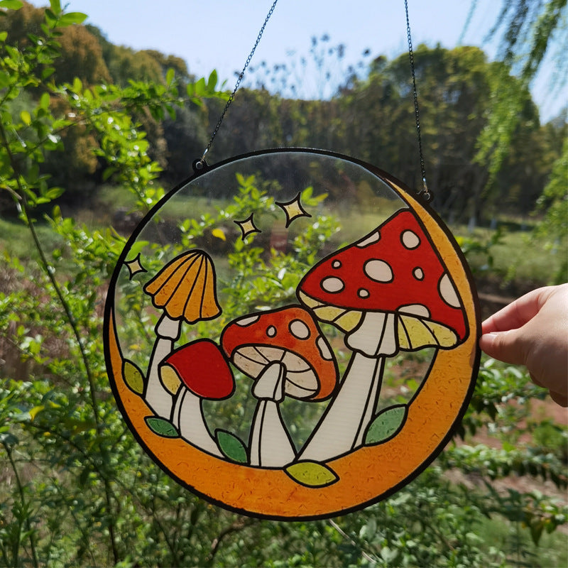 Acrylic Mushroom Window Suncatcher