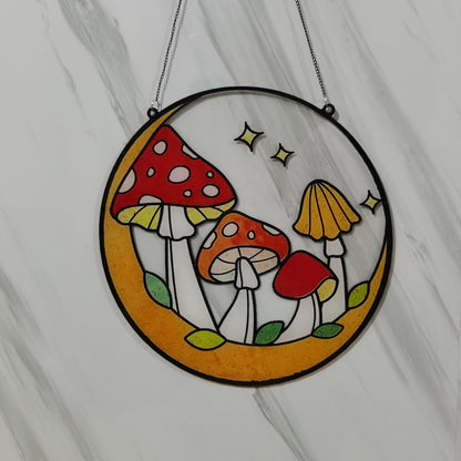 Acrylic Mushroom Window Suncatcher