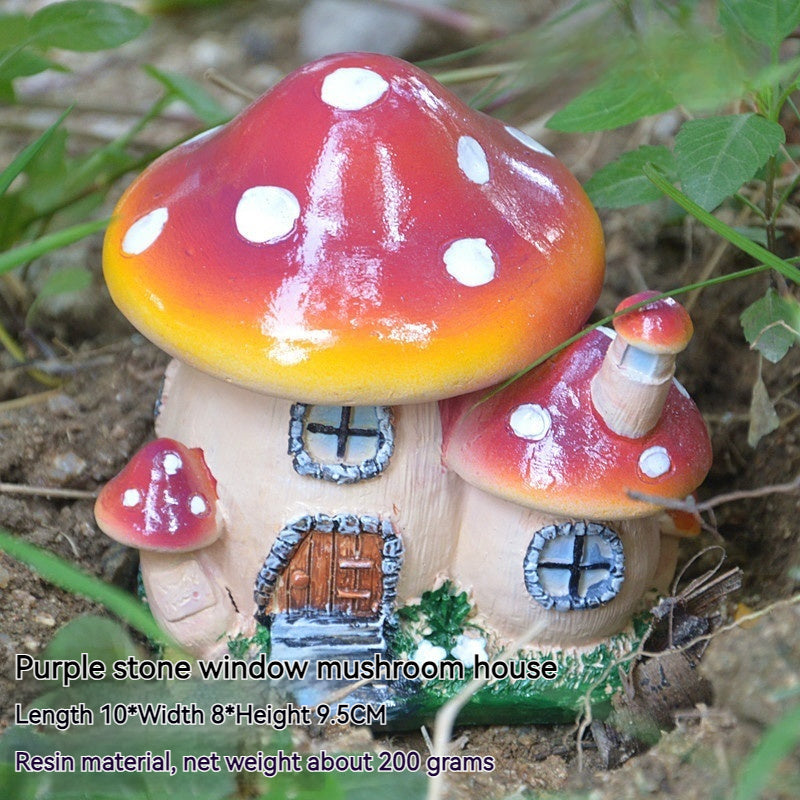 Resin Mushroom House