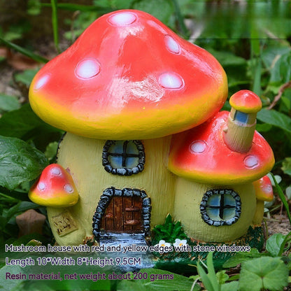 Resin Mushroom House