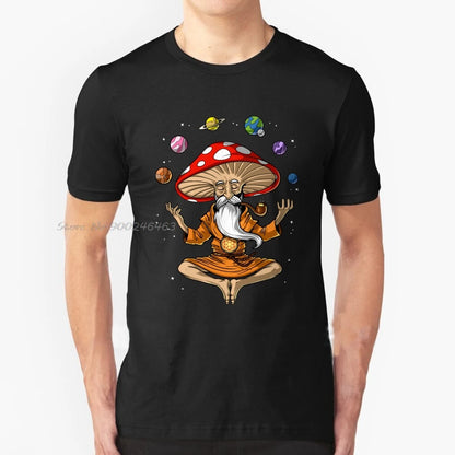 Magic Mushroom Buddha Mens T-Shirt