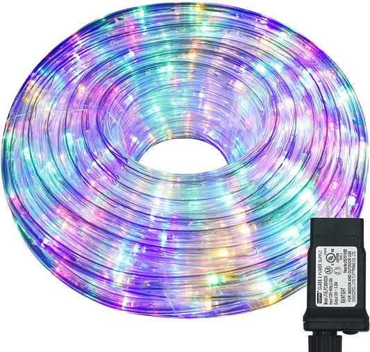 10/20/30M LED Waterproof Rope Lights 8 Modes Low Voltage