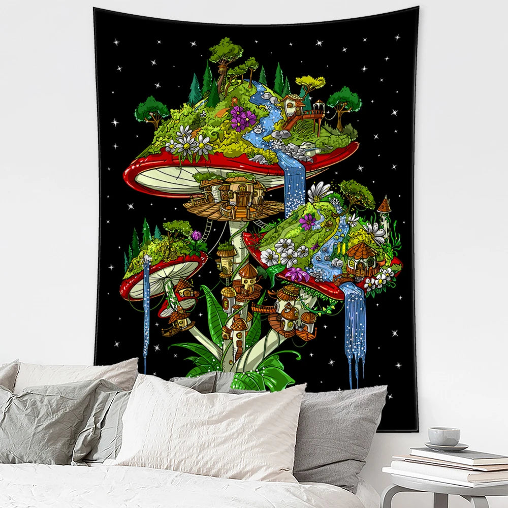 Alien Tapestry Wall Hanging