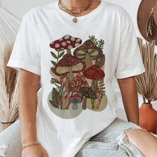 Funny Mushroom Graphic Tees