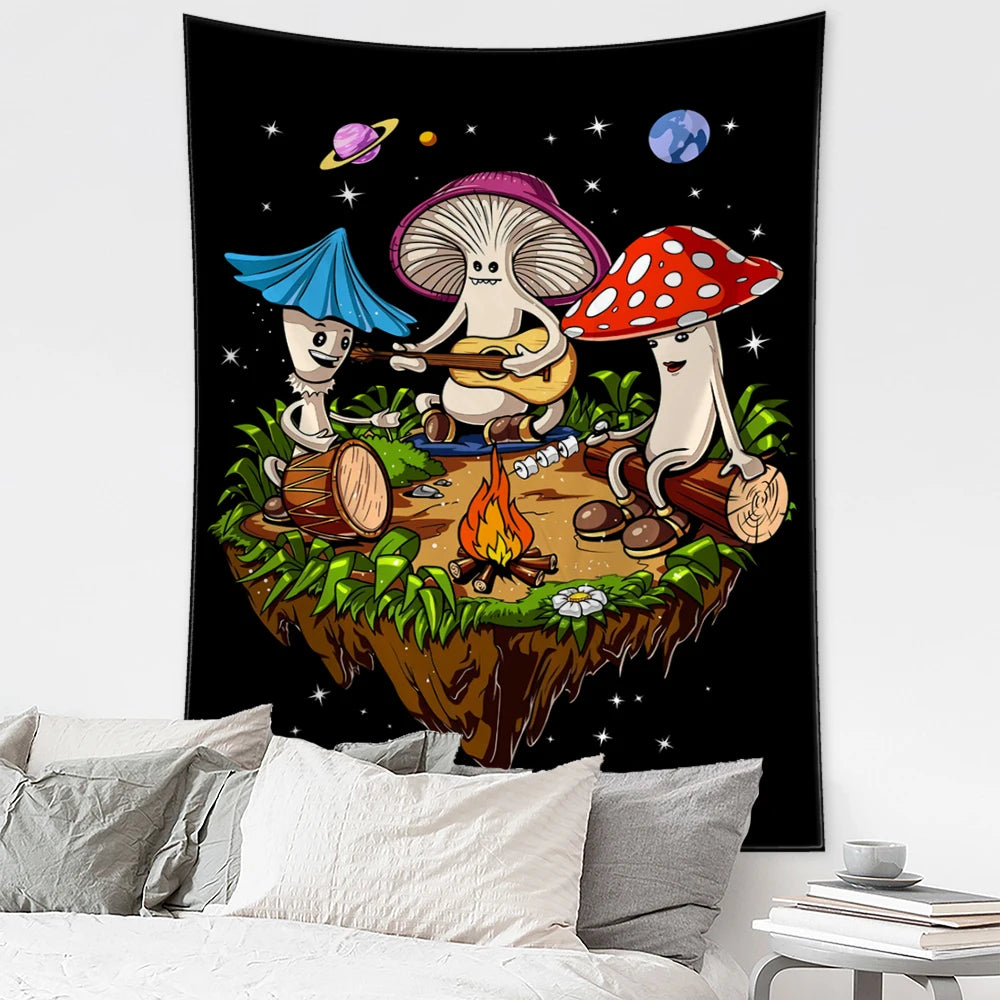 Alien Tapestry Wall Hanging