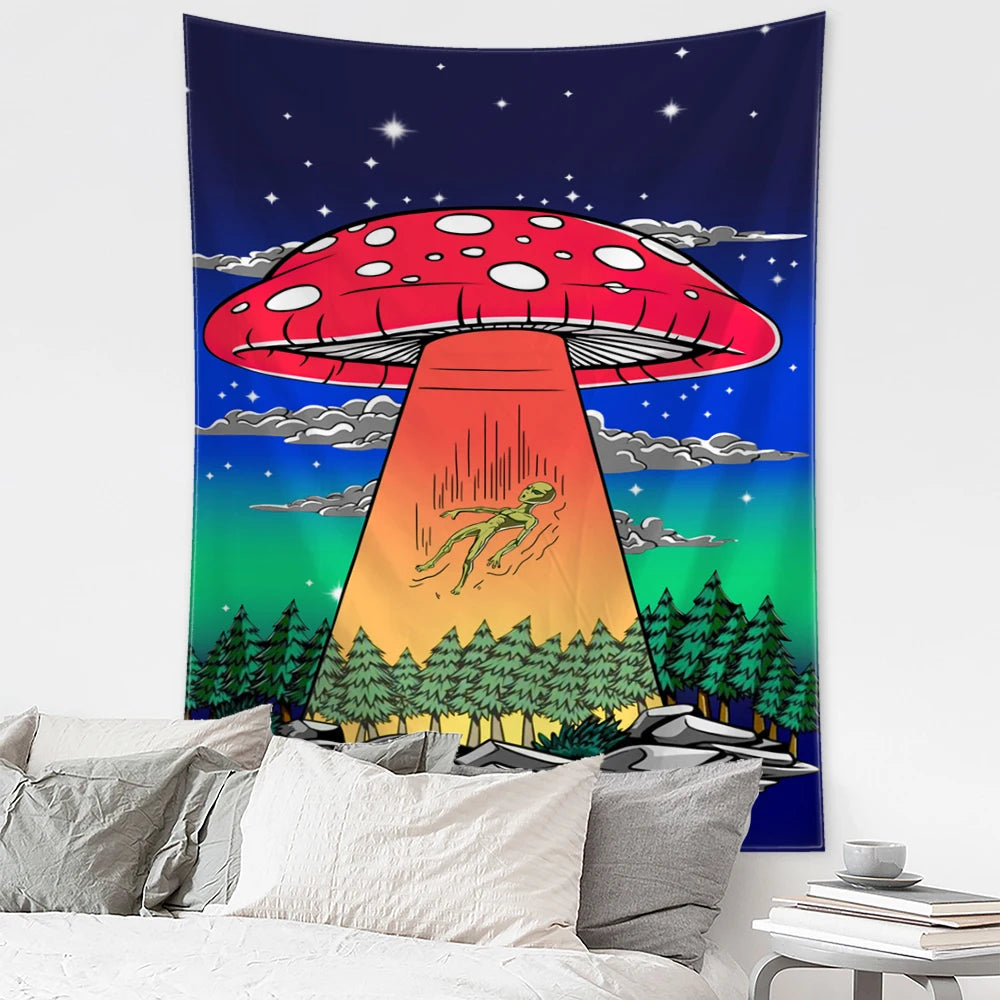 Alien Tapestry Wall Hanging