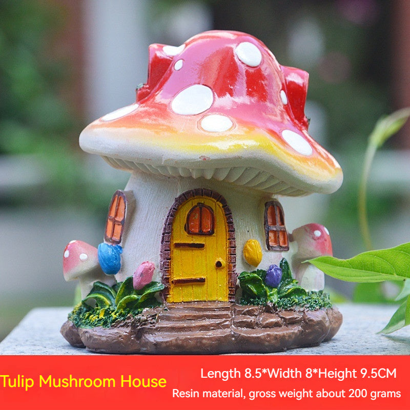 Resin Mushroom House